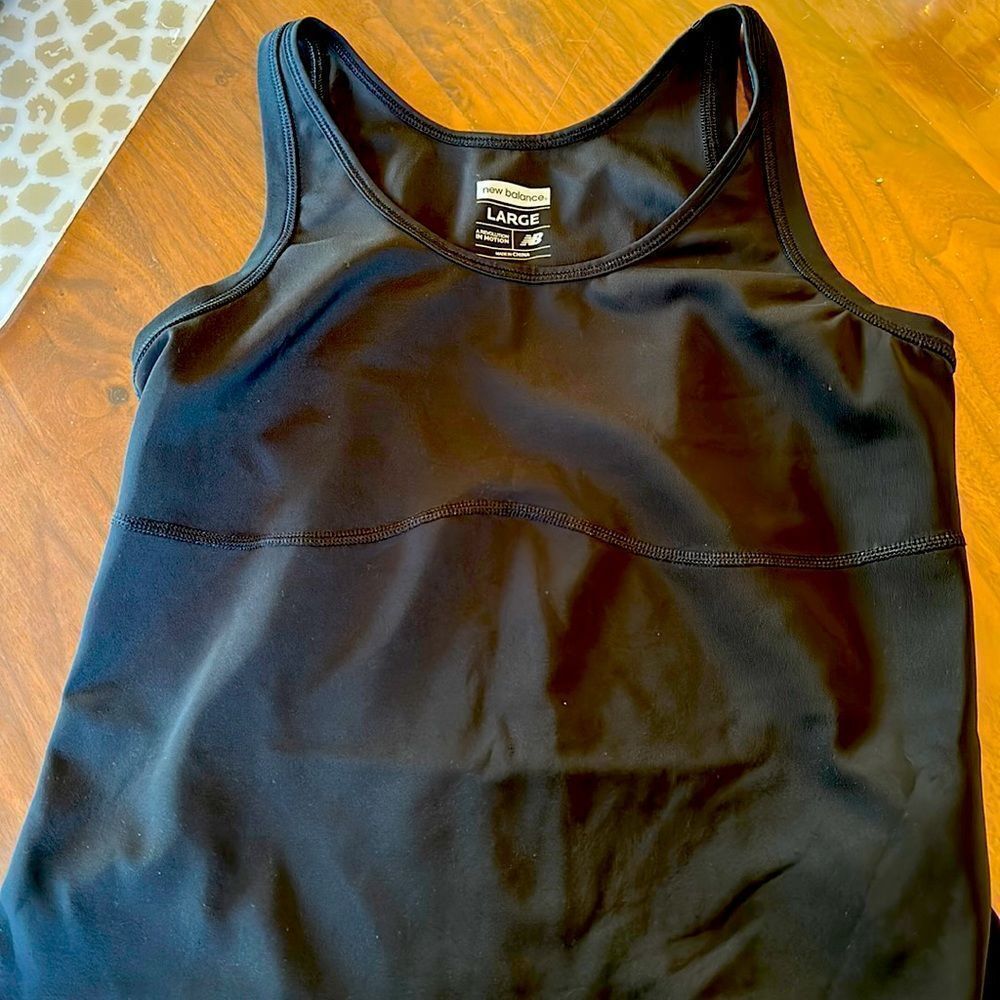 New Balance black tank top